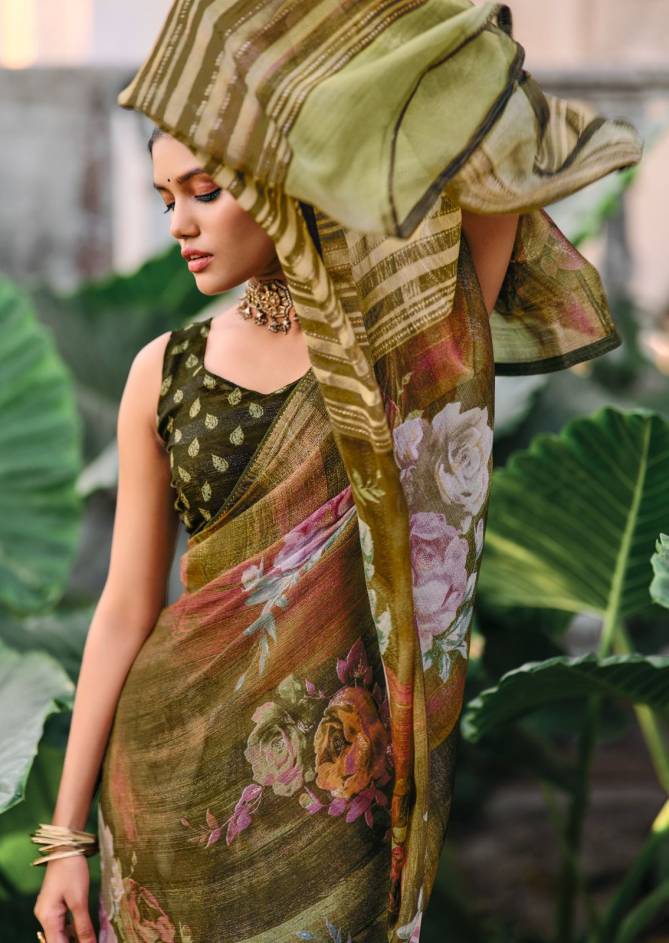 Dunki Vol 4 By Kashvi Rimijim Silk Printed Designer Sarees Wholesalers In Delhi